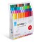 KINGART® Fine Line Color Ink Pens, Set of 48 Unique Colors, Tip Size 0.4 mm